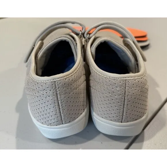 NEW Mei Macleod Shoes Women 6.5/Men 5.5 Walking Orthotics Hook &amp; Loop 3 Insoles