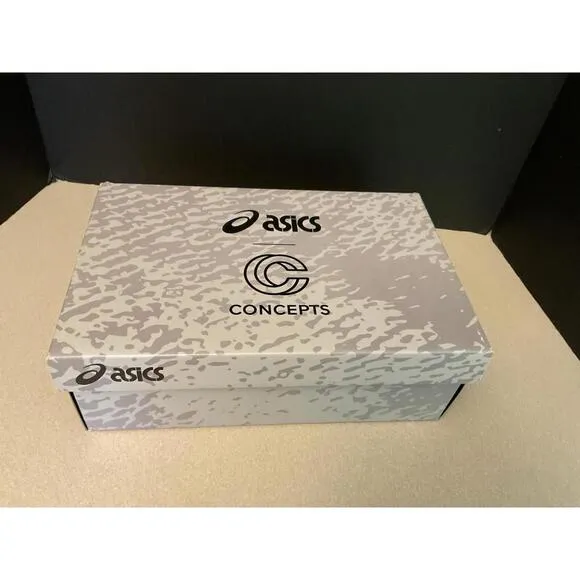 New! Men Asics x Concepts Gel Lyte 3 OG &quot;Otoro&quot; Coral Cloud/Silver Shoes. SZ 9.