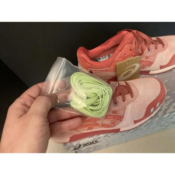New! Men Asics x Concepts Gel Lyte 3 OG &quot;Otoro&quot; Coral Cloud/Silver Shoes. SZ 9.