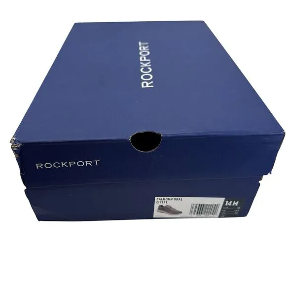 NEW Mens Rockport Calhoun Ubal Sneakers‎ Shoes size 14 Grey NWB