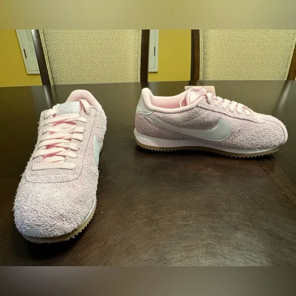 New Nike Cortez Suede Pink Sneaker Shoes