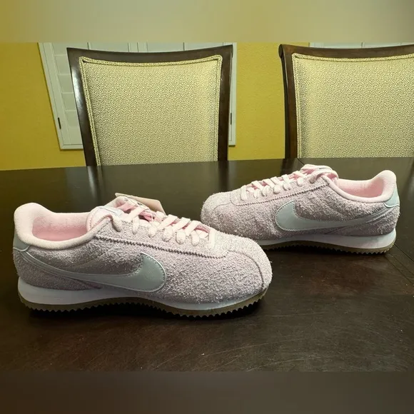 New Nike Cortez Suede Pink Sneaker Shoes