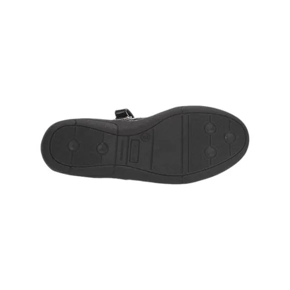 NEW NINA girl's alannah mary jane flats in black