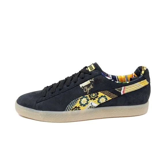 New Puma Shoes Mens 14 Coogi Clyde Suede Leather Low Top Sneakers