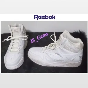 New Reebok Shoes Men White High Top BB4500 Active Athletic