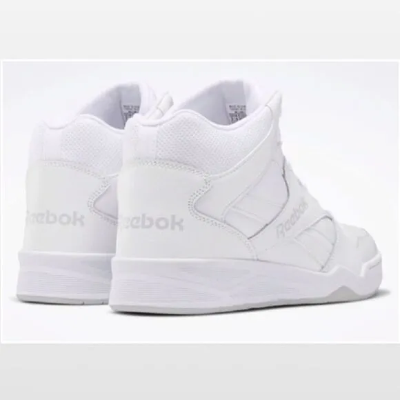 New Reebok Shoes Men White High Top BB4500 Active Athletic
