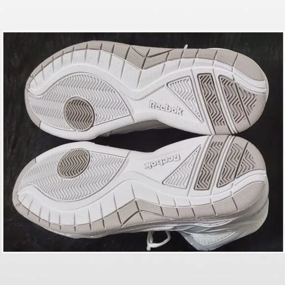 New Reebok Shoes Men White High Top BB4500 Active Athletic