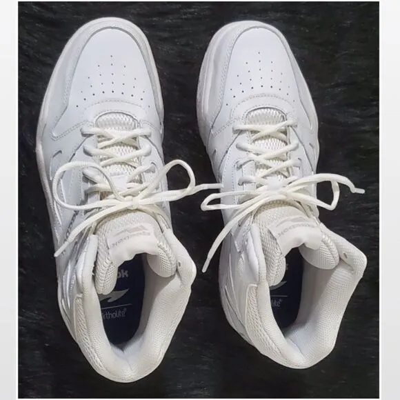 New Reebok Shoes Men White High Top BB4500 Active Athletic