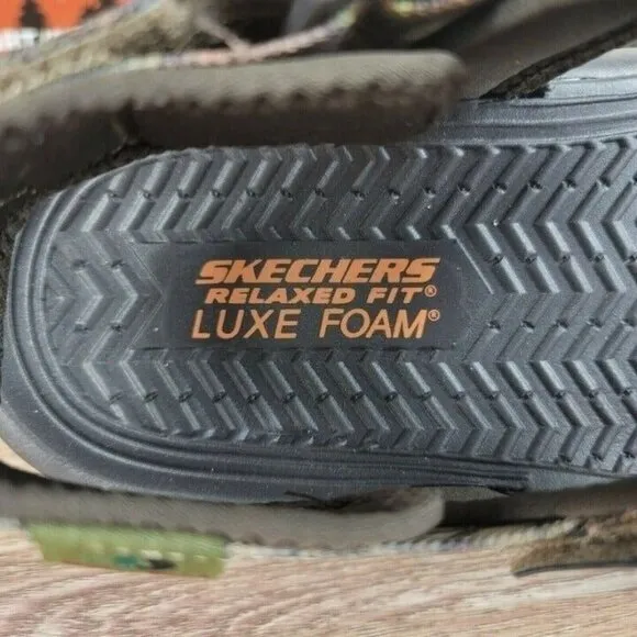 NEW Skechers Sargo Camo Sandals Men's Size 13‎ Relaxed Fit Strap Comfort Slides