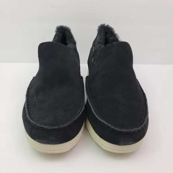 NEW Sperry Moc Sider WR Mens Size 11.5 Black Suede Comfort Shoes STS23724