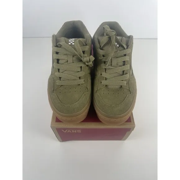 New Vans Caldrone Suede Women's Shoes Size 10 VN0A2Z4ACUQ Green