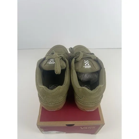 New Vans Caldrone Suede Women's Shoes Size 10 VN0A2Z4ACUQ Green