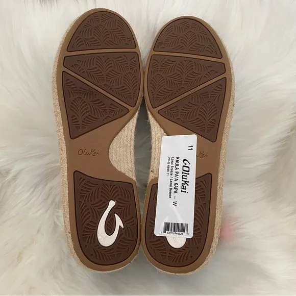New without Box OlukaiKAULA PA'A KAPA - WLanai Breeze Loafers shoes size 11