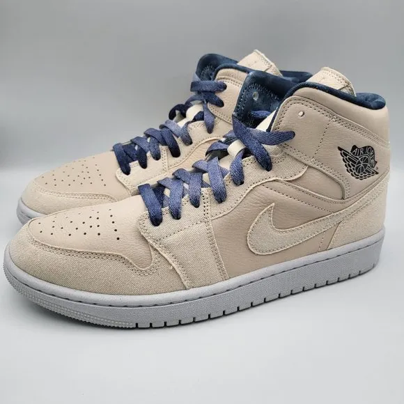 NEW Women 11 / Men 9.5 Air Jordan 1 Mid &quot;Sanddrift&quot; Shoes DM9126-104