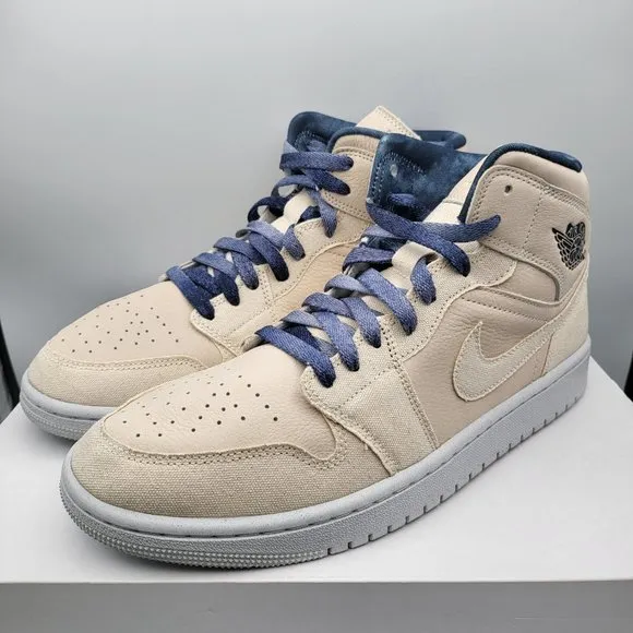 NEW Women 11 / Men 9.5 Air Jordan 1 Mid &quot;Sanddrift&quot; Shoes DM9126-104