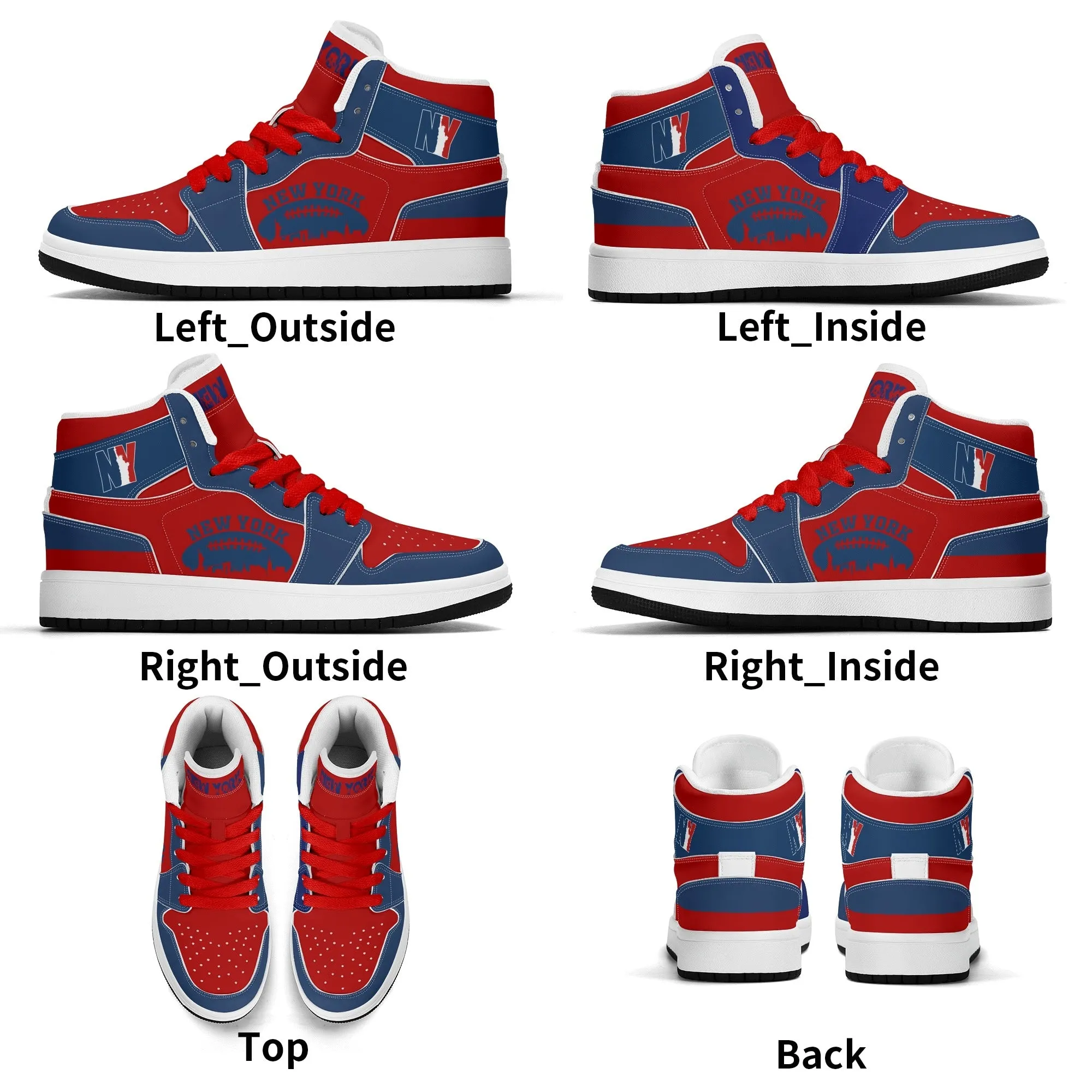 New York Football Team Themed Shoes For Kids