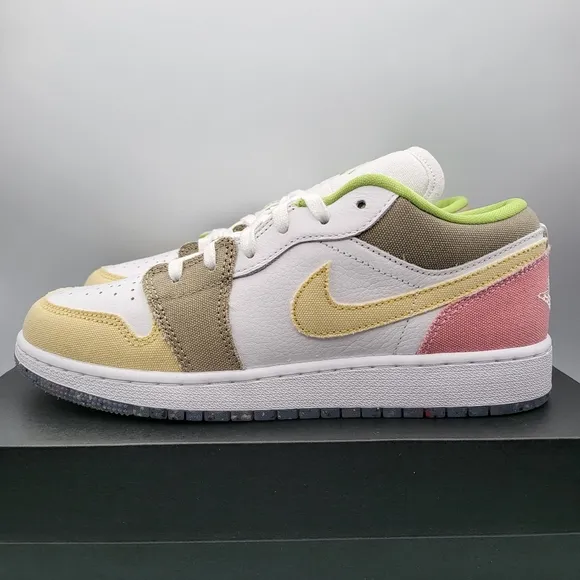 NEW Youth 6 | Women 7.5 Air Jordan 1 Low SE 'Pastel' - DJ0341-100