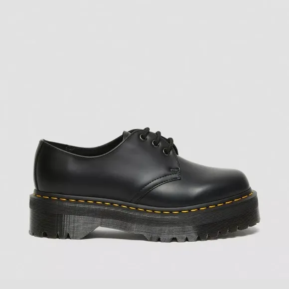 NIB* Doc Martens 1461 Smooth Leather Platform in Black - Women's 6