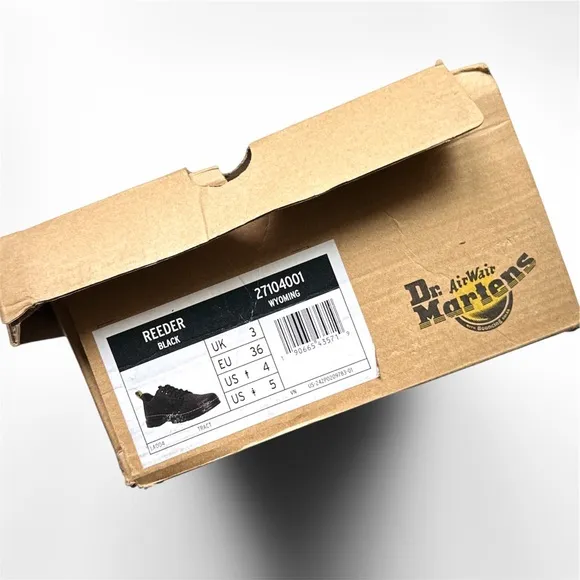 NIB* Doc Martens 1461 Smooth Leather Platform in Black - Women's 6