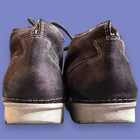 NIB ROAN by Bed Stü Tobias Chukka in Plum/Black oiled suede Leather 🥾🥾