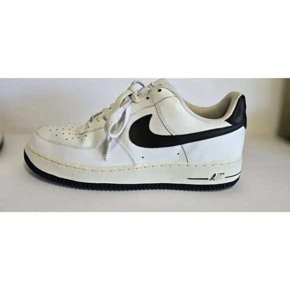 Nike Air Force 1 '07 White Black 315122-101 2007 Men’s Sneakers Size 8.5 READ