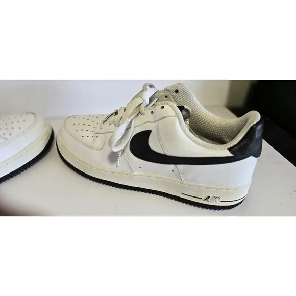 Nike Air Force 1 '07 White Black 315122-101 2007 Men’s Sneakers Size 8.5 READ
