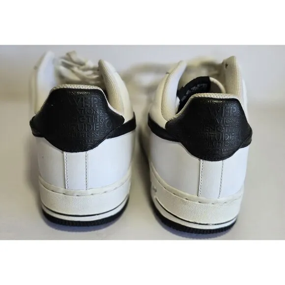 Nike Air Force 1 '07 White Black 315122-101 2007 Men’s Sneakers Size 8.5 READ