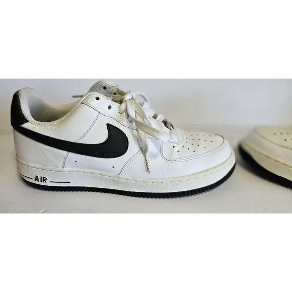 Nike Air Force 1 '07 White Black 315122-101 2007 Men’s Sneakers Size 8.5 READ