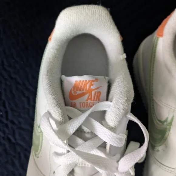 Nike Air Force 1 Crater GS 6.5 Youth (8 Women) White Green Shoes 022025