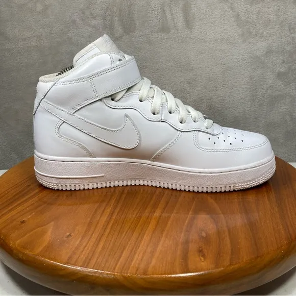 Nike Air Force 1 Mid '07 White Shoes CW2289-111 Men's Sz 7.5 Classic Casual
