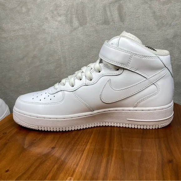 Nike Air Force 1 Mid '07 White Shoes CW2289-111 Men's Sz 7.5 Classic Casual