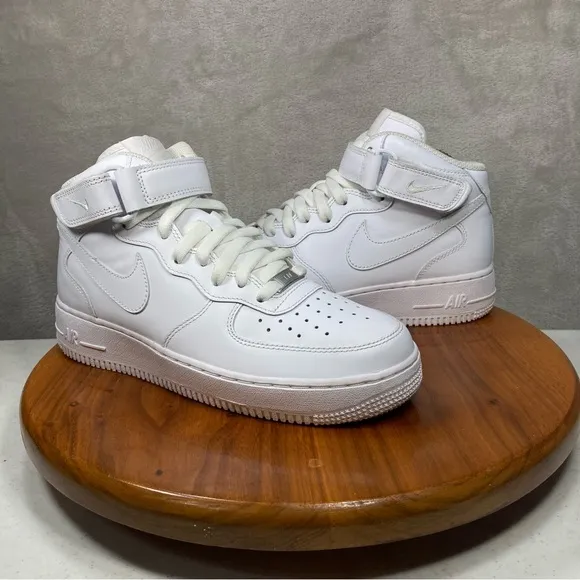 Nike Air Force 1 Mid '07 White Shoes CW2289-111 Men's Sz 7.5 Classic Casual