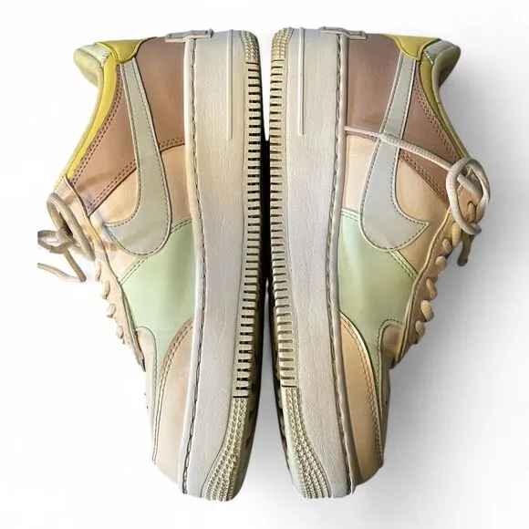 Nike Air Force 1 Tennis Shoes Shadow Light Soft Pink Women's 7.5