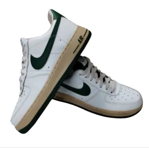 Nike Air Force 1 Women's Sail Gorge Green Streetwear Size 8.5 Hip Old Skool 22'