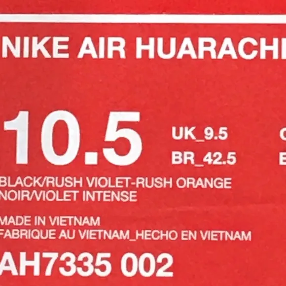 Nike Air Huarache Drift Prim Rush Violet Rush Orange Noir Violet Intense Shoes