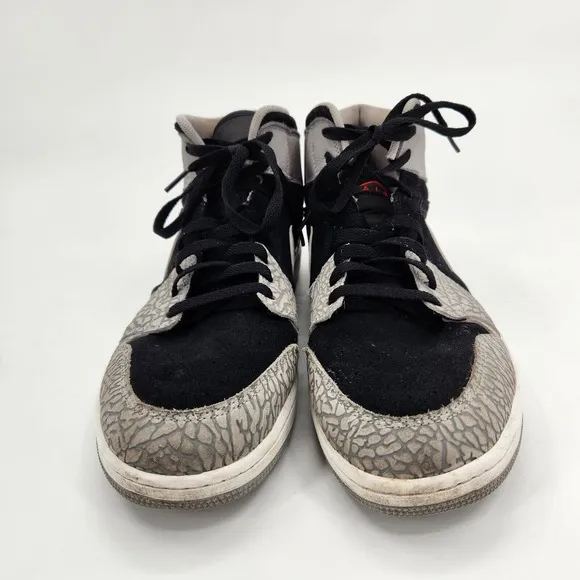 Nike Air Jordan 1 Mid SE Shoes Men Size 13 Elephant Print Basketball DM1200-016