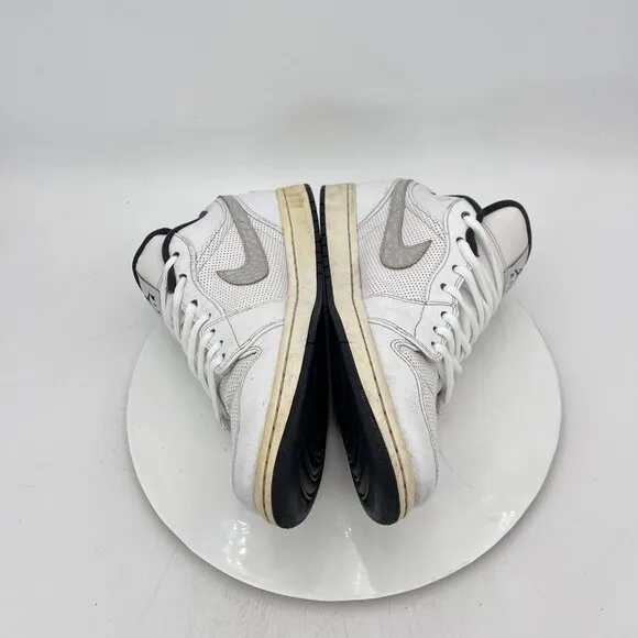 Nike Air Jordan 1 Phat Retro Low Men Size 11 338145-110 White Anthracite Shoes