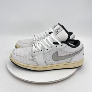 Nike Air Jordan 1 Phat Retro Low Men Size 11 338145-110 White Anthracite Shoes