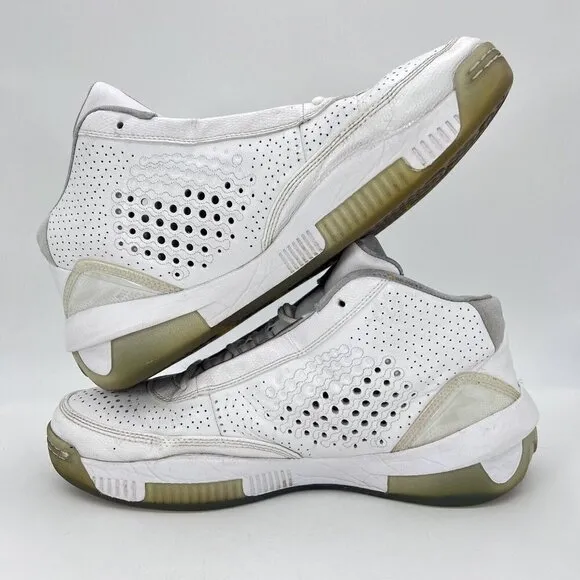 Nike Air Jordan 2010 Dwayne Wade Men Size 11 Shoes White Grey 415093-103