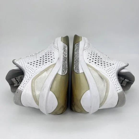 Nike Air Jordan 2010 Dwayne Wade Men Size 11 Shoes White Grey 415093-103