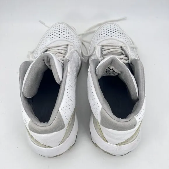 Nike Air Jordan 2010 Dwayne Wade Men Size 11 Shoes White Grey 415093-103