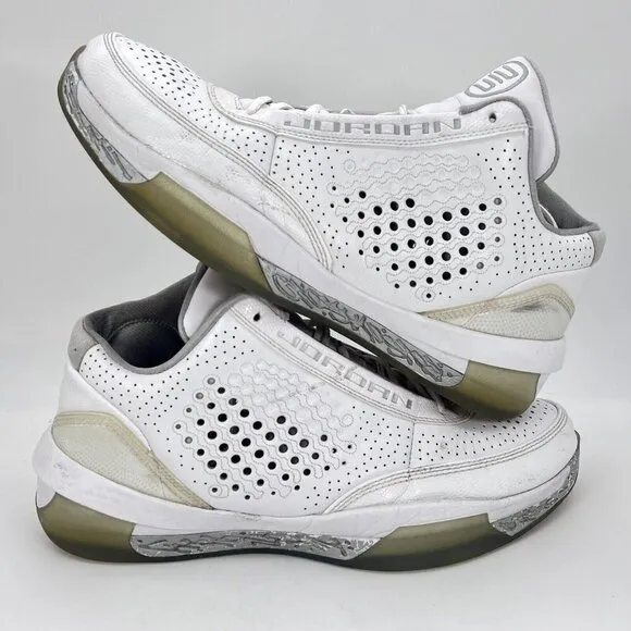 Nike Air Jordan 2010 Dwayne Wade Men Size 11 Shoes White Grey 415093-103