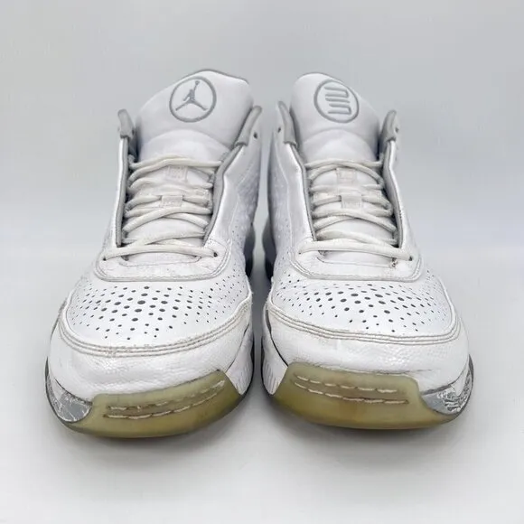Nike Air Jordan 2010 Dwayne Wade Men Size 11 Shoes White Grey 415093-103