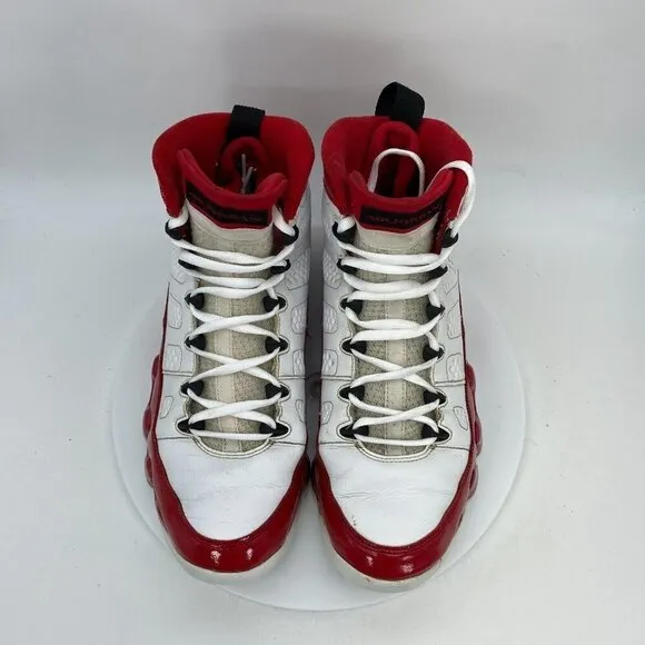Nike Air Jordan 9 Men Size 11 Sneaker Shoes Gym Red White Cherry Bred 302370–160