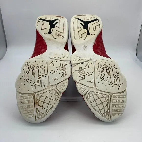 Nike Air Jordan 9 Men Size 11 Sneaker Shoes Gym Red White Cherry Bred 302370–160