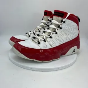 Nike Air Jordan 9 Men Size 11 Sneaker Shoes Gym Red White Cherry Bred 302370–160