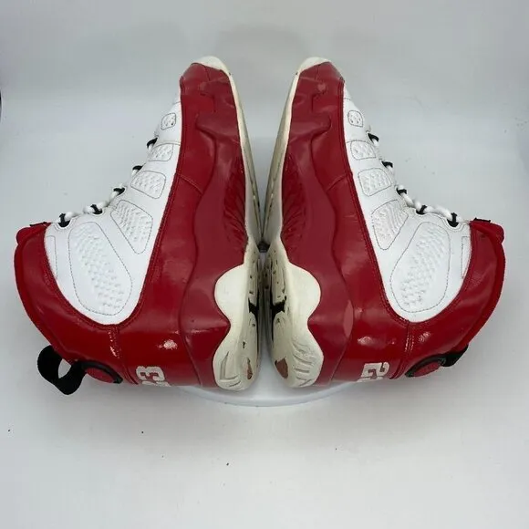 Nike Air Jordan 9 Men Size 11 Sneaker Shoes Gym Red White Cherry Bred 302370–160