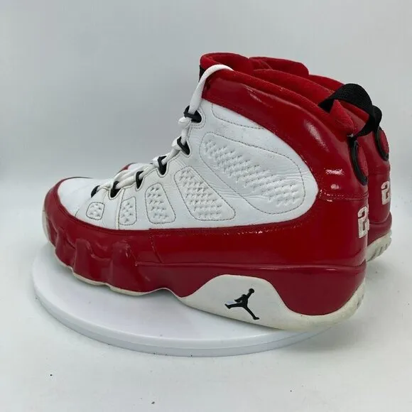 Nike Air Jordan 9 Men Size 11 Sneaker Shoes Gym Red White Cherry Bred 302370–160