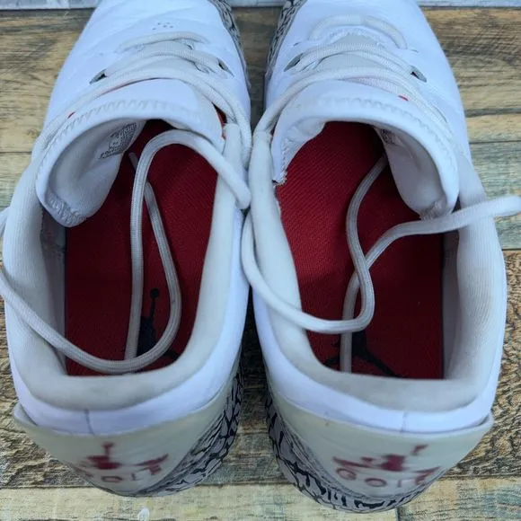 Nike Air Jordan ADG Spikeless White Cement AR7995-100 Golf Shoes Men Size 7.5‎