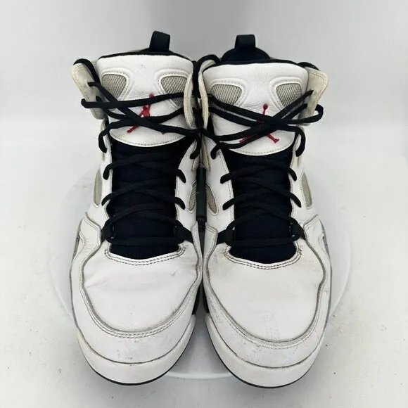 Nike Air Jordan Flight Club ‘91 Men Size 11 Shoes White Cement Grey 555475–102